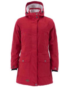 Blue Wave Wintermantel - Anke Garnet Red