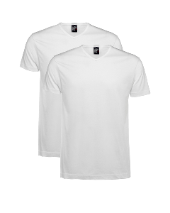 Alan Red T-Shirt - Vermont Weiß Extra Lang (2-pack)