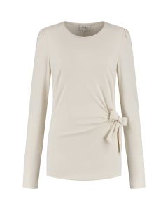 Aime Longsleeve Top - Negin Bone