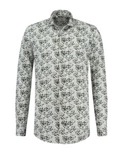 Corrino Hemd - Milano Green Flecks