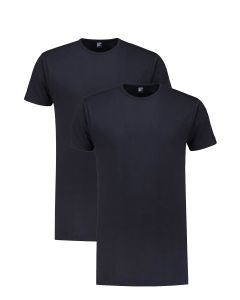 Alan Red T-Shirt - Derby Navy Extra Lang/2-pack