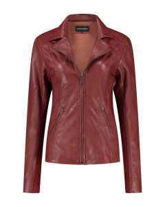 Transmission - Lederjacke Kolachi Red