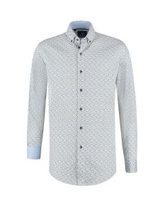 Eden Valley - Modern Fit Buckle Print Blue