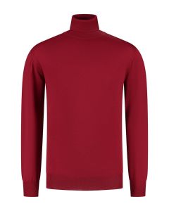 Eden Valley - Pullover Merino Rollkragen Rot