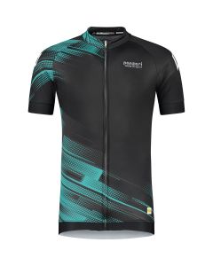 Panzeri Stelvio - Wielershirt zwart/turquoise 