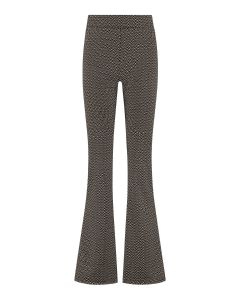 Madame Liz - Legging Flared Dark Zigzag