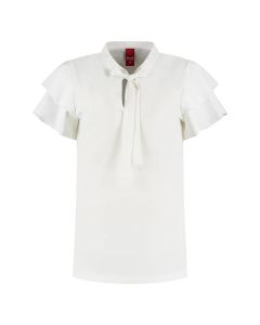 Only M - Top Sensitive Ruffle Avorio