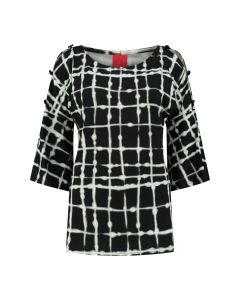 Only M - Top Button Quadro Nero