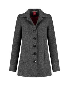 Only M Wintermantel Wolle Cappotto Fumo