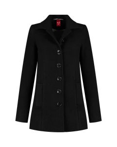Only M Wintermantel Wolle Cappotto Nero