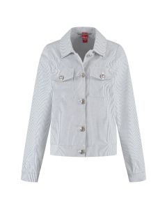 Only M Jacke - Righe Lurex Maritime