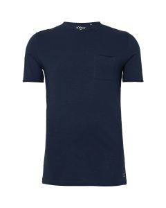 s.Oliver T-Shirt - Pocket Dark Navy
