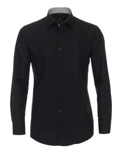 Venti slim overhemd rood