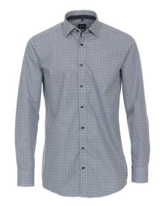Venti slim overhemd rood