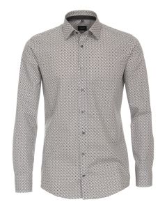 Venti slim overhemd rood