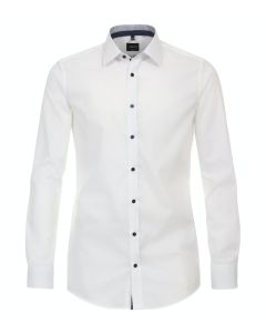Venti Body Fit Hemd - Kent City White