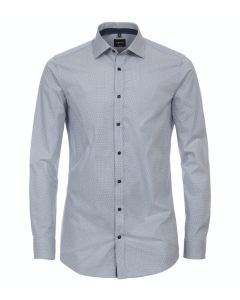 Venti slim overhemd rood