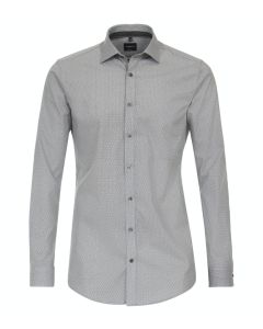 Venti slim overhemd rood