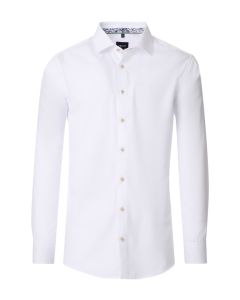 Venti Modern Fit Hemd - Botanic White