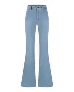 Wonderjeans Flared, blaue jeans für lange Damen