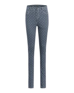 Wonderjeans - High Waist Circle Print Navy