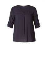 Base Level Top - Yani Dark Blue