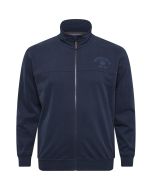 North 56˚4 Strickjacke - Mount Emblem Navy