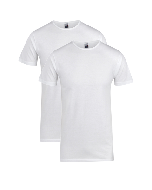 Alan Red T-Shirt - Derby Weiß Extra Lang (2-pack)