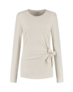 Aime Longsleeve Top - Negin Bone