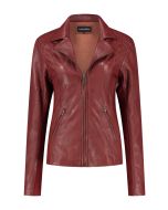 Transmission - Lederjacke Kolachi Red