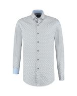 Eden Valley - Modern Fit Buckle Print Blue