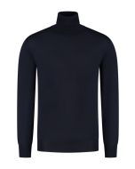 Eden Valley - Pullover Merino Rollkragen Dunkelblau