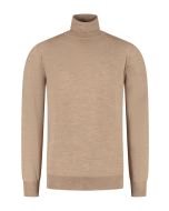 Eden Valley - Pullover Merino Rollkragen Hellbraun