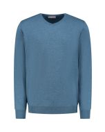 Highleytall - Basic Sweater Indigo Blue Melange