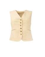 ICNK - Weste Linsey Ramie Beige