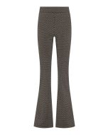 Madame Liz - Legging Flared Dark Zigzag