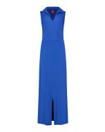 Only M - Kleid Maxi Tricot Kobalto