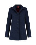 Only M Wintermantel Wolle Cappotto Navy