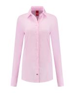 Only-M rosa Damenbluse mit extra langen Aermeln