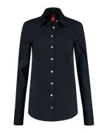 Only M - Bluse Basic Navy für lange Damen