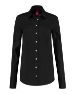 Only M - Blouse Basic Schwarz für lange Damen