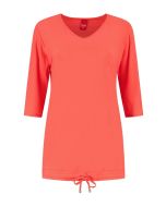 Only M - Lockere Top Maglia Corallo