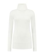 Only M - Basic Rollkragenpullover Offwhite
