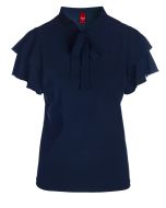 Only M - Top Sensitive Ruffle Navy