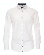 Venti slim overhemd rood