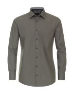 Venti Modern Fit Hemd - Dusty Olive