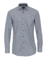 Venti slim overhemd rood