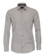 Venti slim overhemd rood