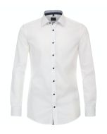 Venti Body Fit Hemd - Kent City White
