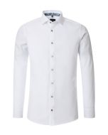 Venti Modern Fit Hemd - Meadow White